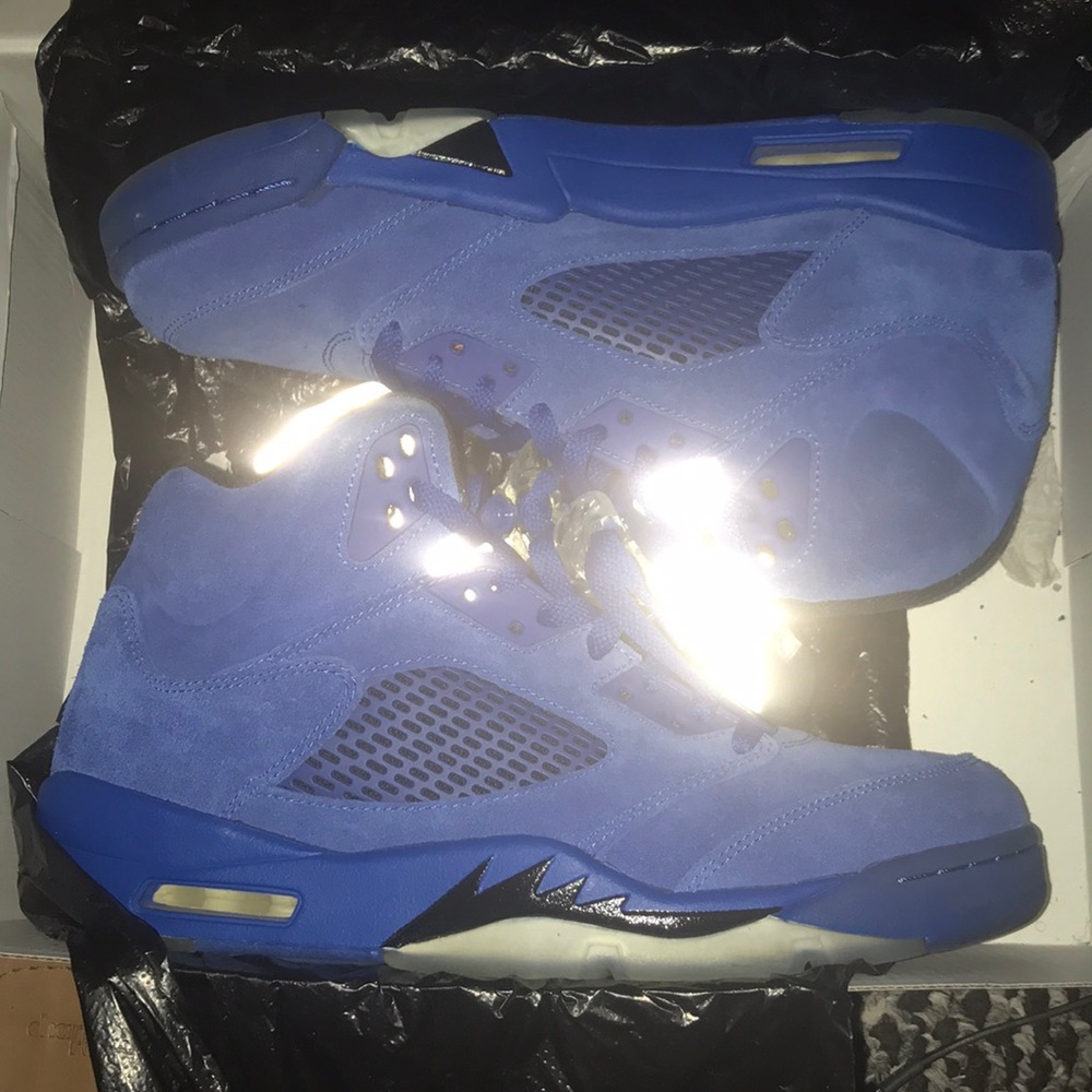 Air Jordan Blue Suede Size 10